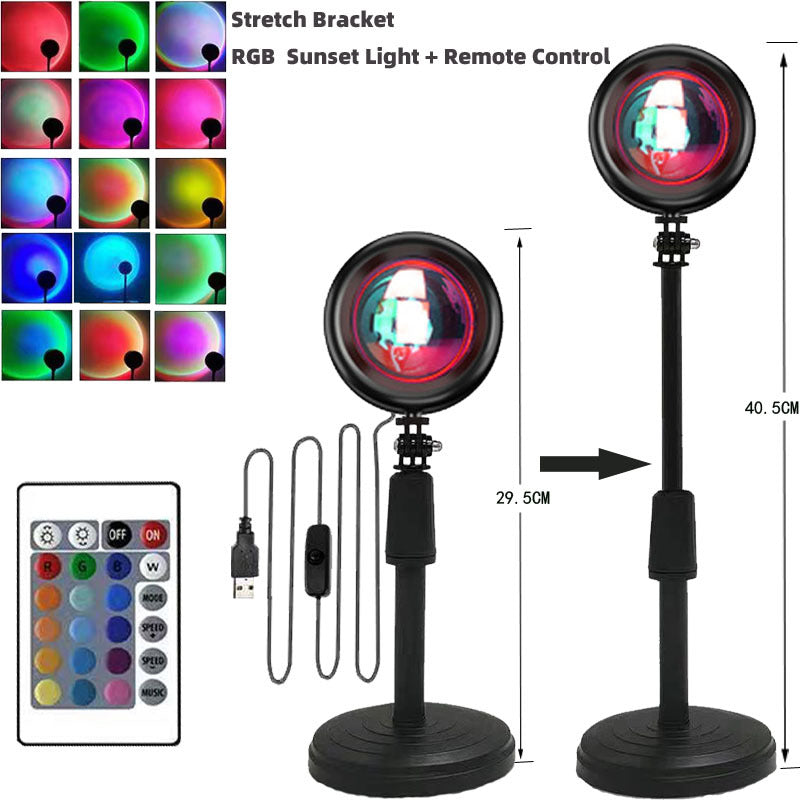 Sunset Projection Lamp Rainbow Atmosphere Night Light